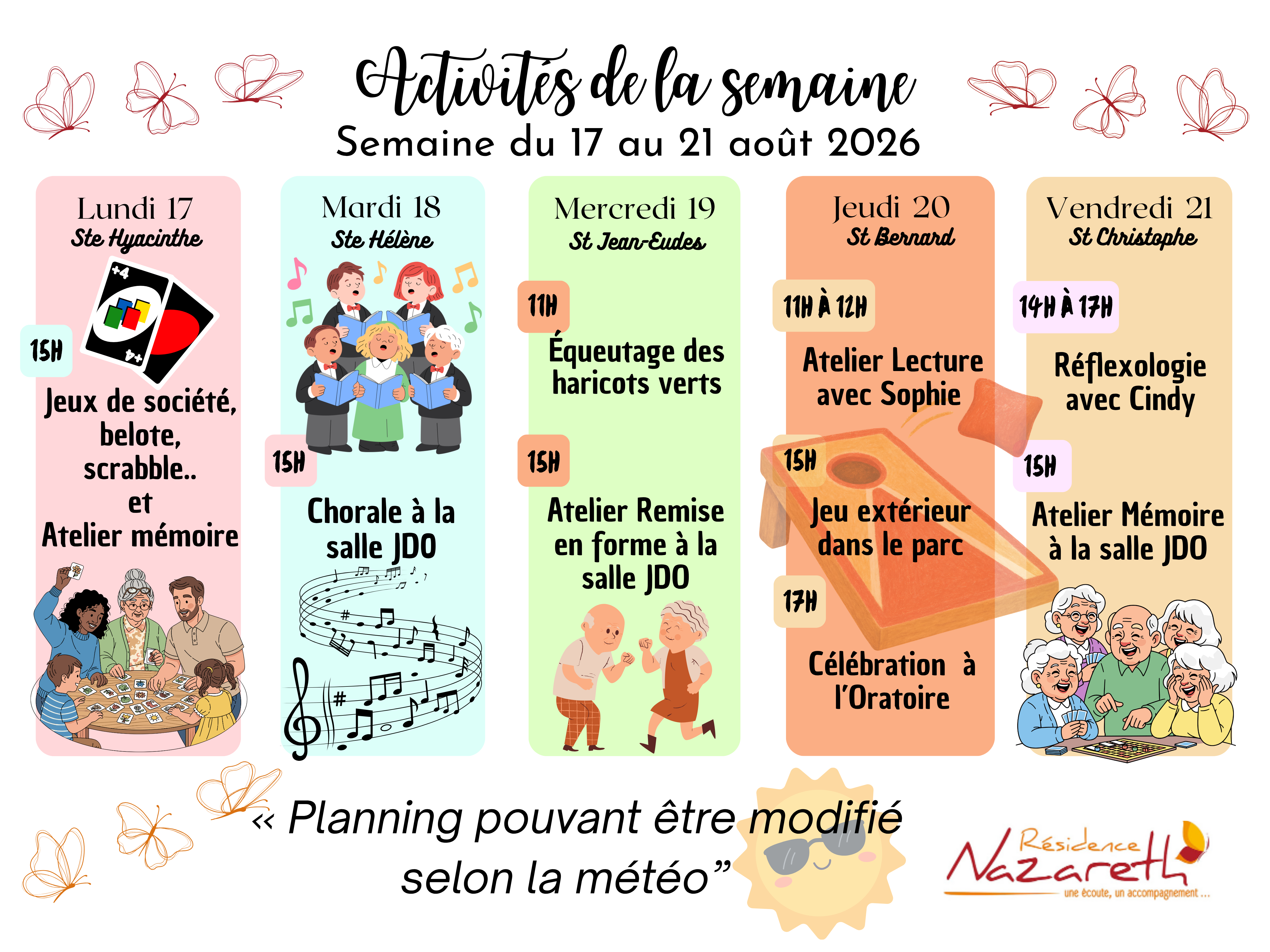 Activités de la semaine (10)