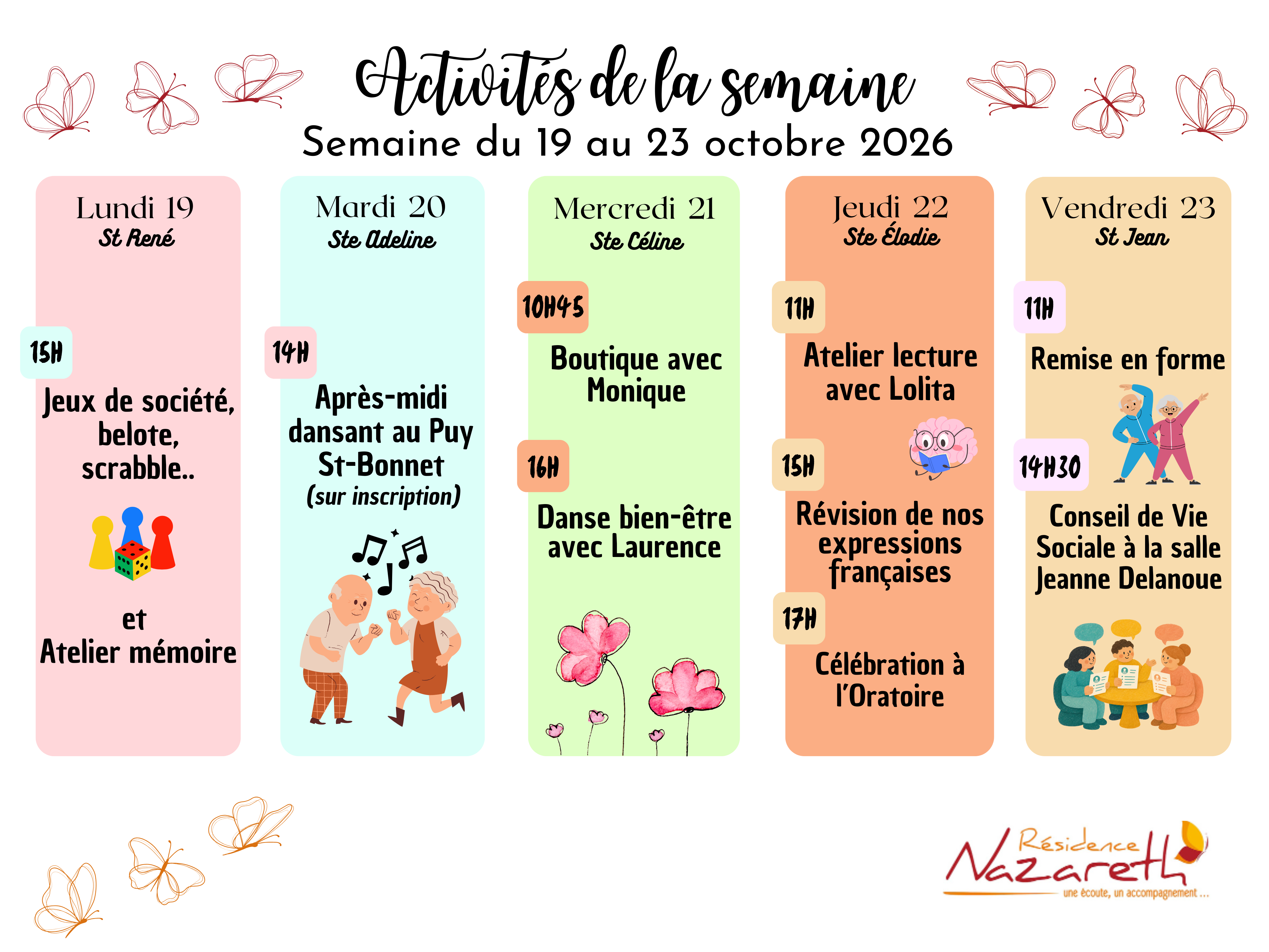 Activités de la semaine (12)