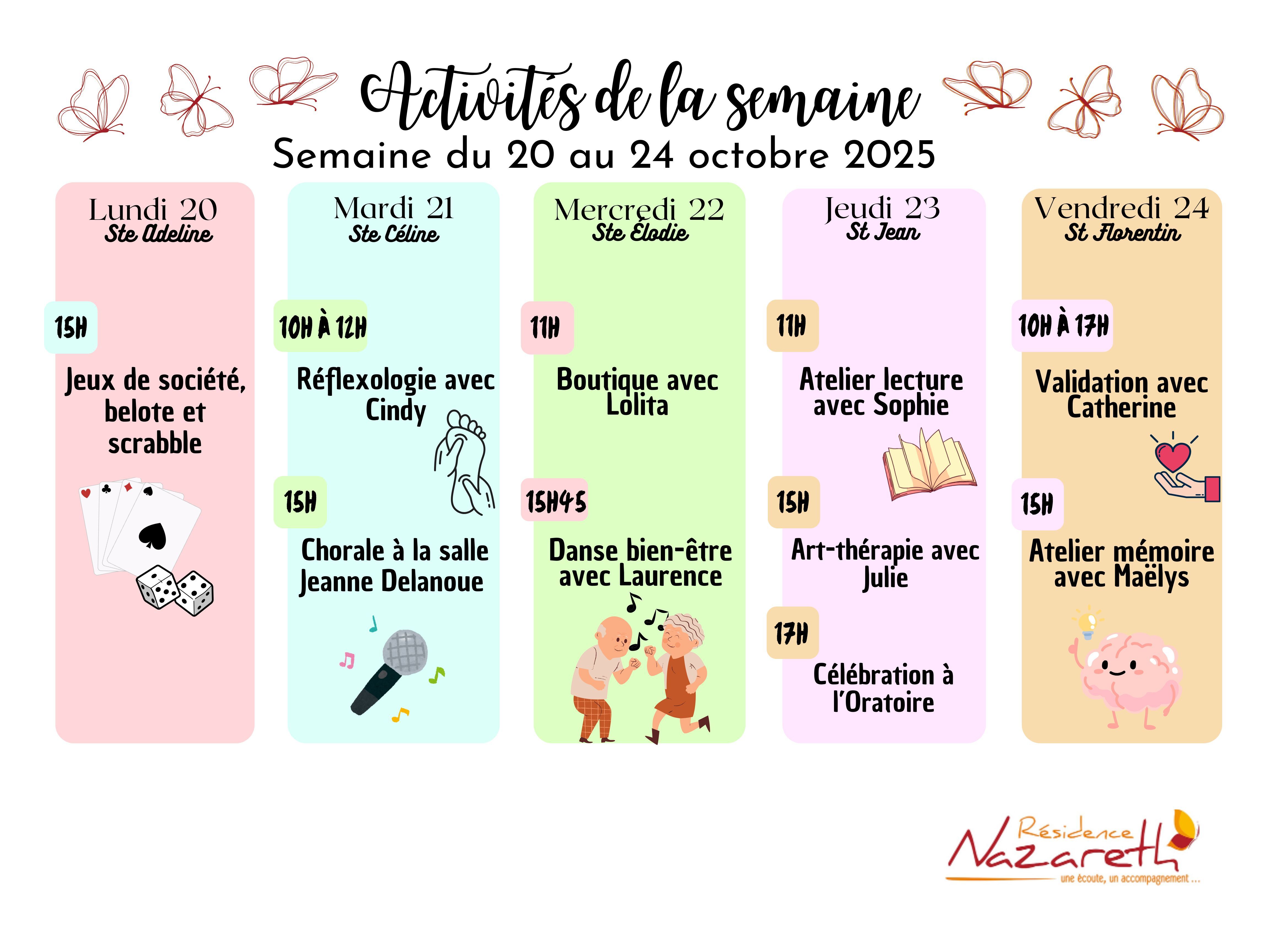 Activités de la semaine (18)
