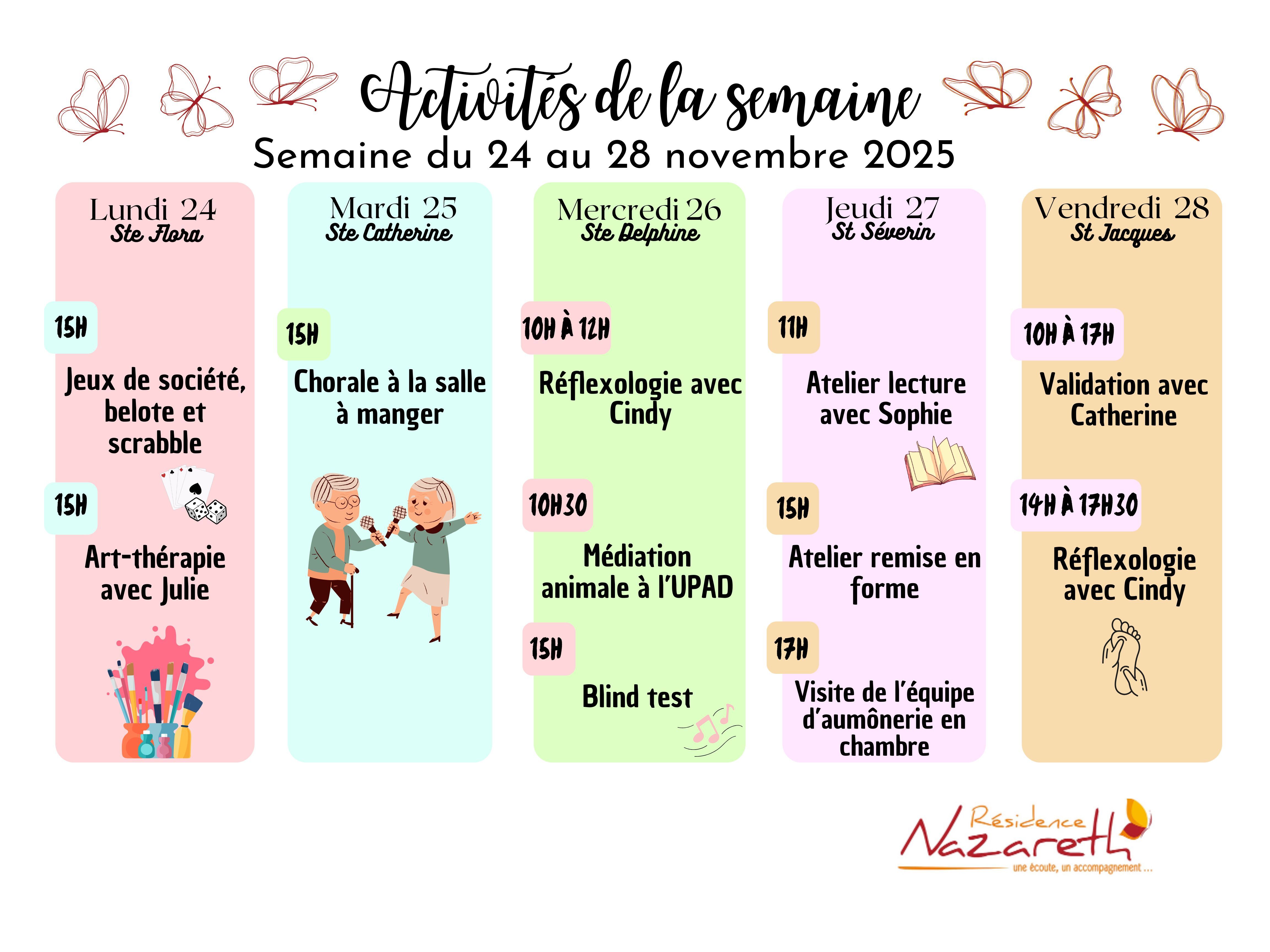 Activités de la semaine (19)