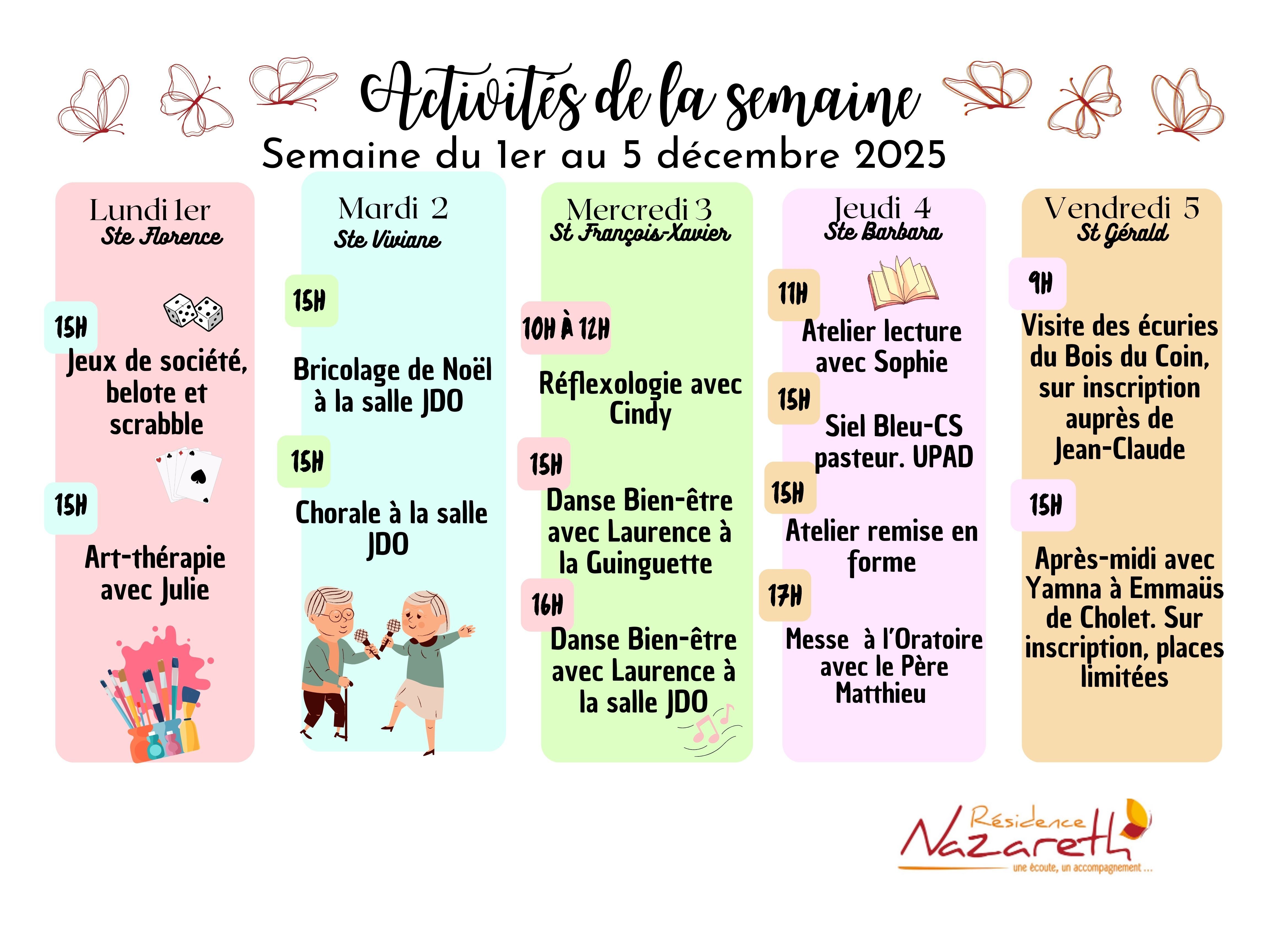 Activités de la semaine (20)
