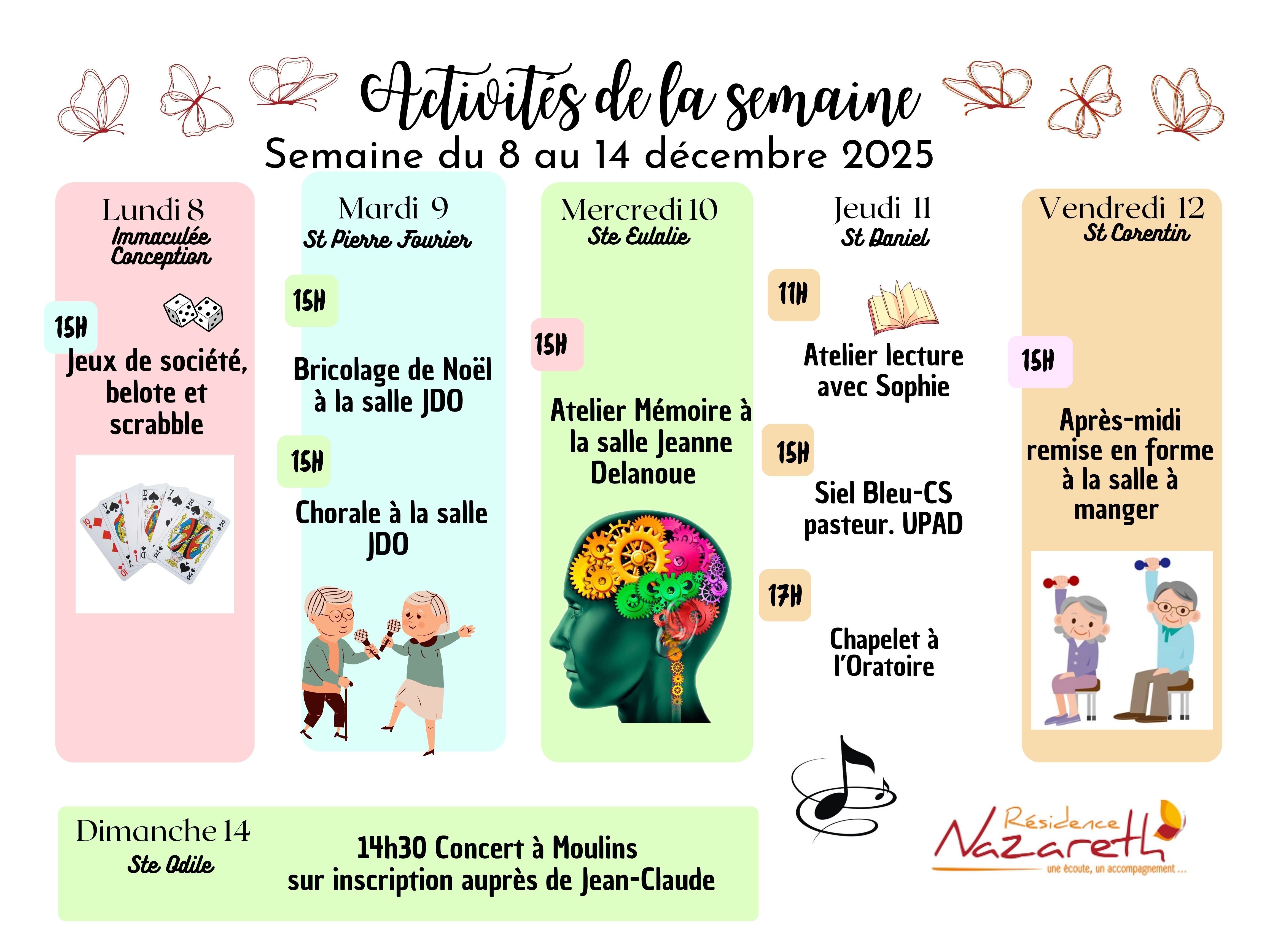 Activités de la semaine (22)
