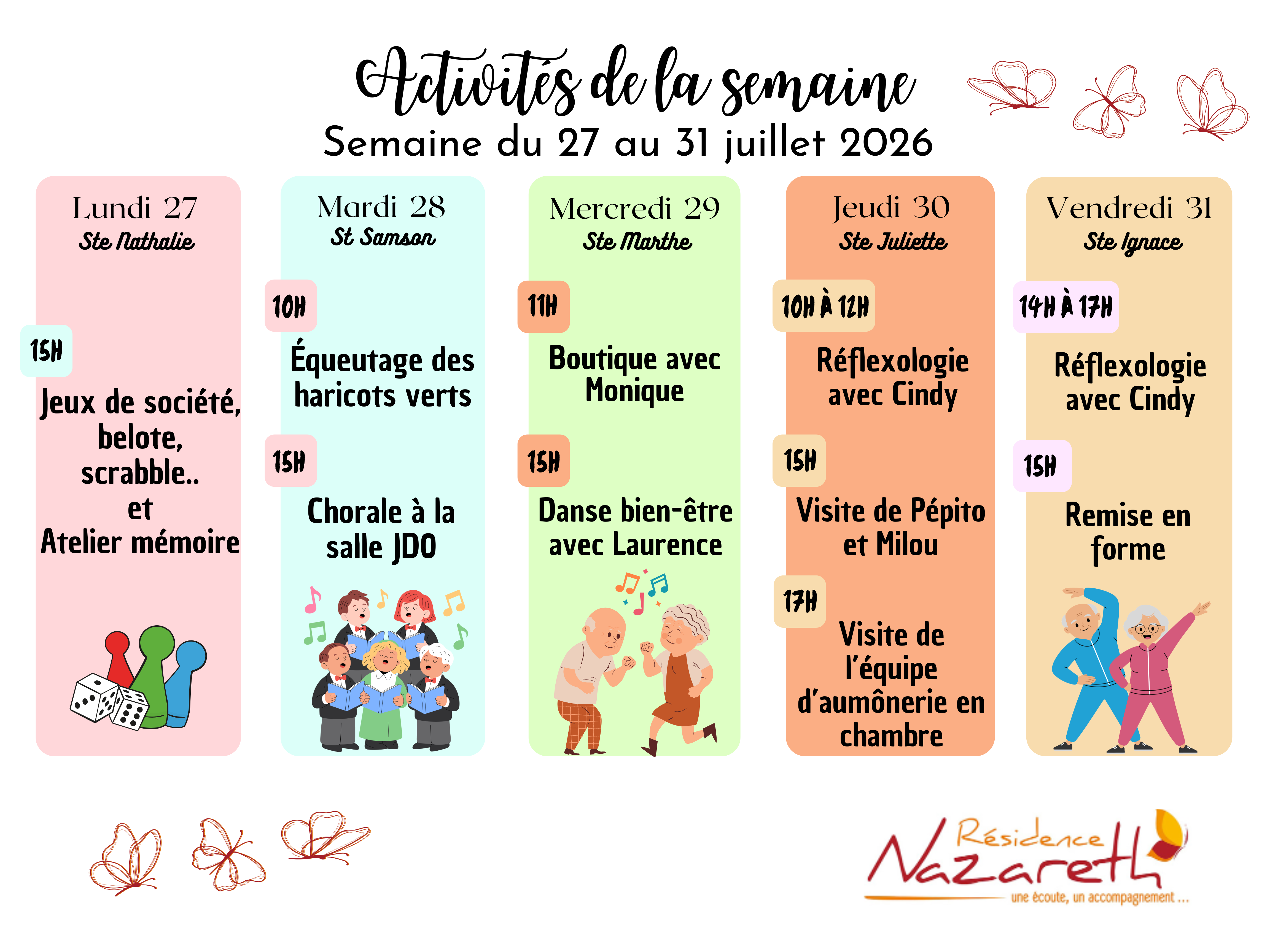 Activités de la semaine (7)